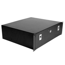 Royal Racks™ 3U Locking Drawer for Component Rack (Black) picture