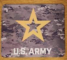 US ARMY STAR NEOPRENE MOUSE PAD - MADE IN USA picture
