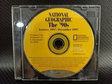 National Geographic The 90's January 1997 - December 1997 (CD-ROM, Disc Only) picture