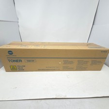 Konica Minolta TN613Y Toner Cartridge A0TM230 Yellow Genuine OEM New picture