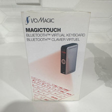 I/OMagic MagicTouch Bluetooth Portable Virtual Keyboard Silver English QWERTY picture