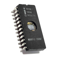 ©INTEL ’75 D2708 UV-erasable EPROM 1Kx8 (8 Kbit) 450 ns CERDIP-24 Vintage 1979 picture