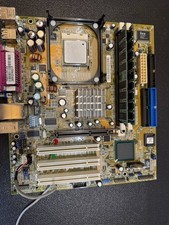 Vintage ASUS P4B533 Socket 478 Motherboard + Pentium 4 + 2GB DDR266 – Untested picture