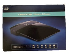 Cisco Linksys E1200 Wireless N300 802.11n Router WiFi 4 Ports No Ethernet Cable picture