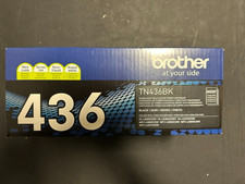New Genuine Brother TN436BK Extra High Yield 436 Black Toner Cartridge picture