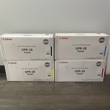Canon GPR-28 Toner Cartridge Set Yellow Magenta Cyan Black for C1022 New picture