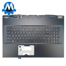 New Palmrest W/RGB Backlit Keyboard For MSI GE76 GP76 MS-17K1 17K4 Black US picture