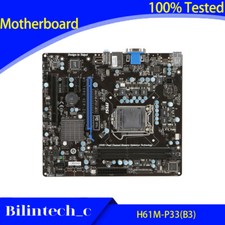 FOR MSI H61M-P33(B3) Motherboard Supports i5 3470 2500 3220 E3-1230 V2 DDR3 16G picture