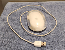 Apple Vintage White Clear Case G4 era Mouse USB Model M5769 in Working Condition picture