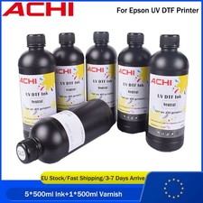 5*500ml UV DTF INK+500ml Varnish For Epson XP600 TX800 UV DTF/6090 UV Printer picture