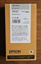 04/2024 New Genuine Epson T9137 Light Black T913700 HDX Ink 200ml SC-P5000/5070 picture