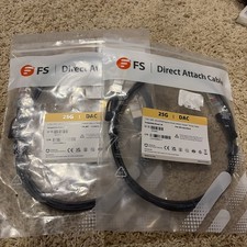 FS 25G SFP28 Passive Direct Attach Copper Twinax Cable-2pack picture