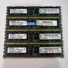 Elpida 8GB 2Rx4 PC3L 10600R-9-10-E2 Desktop Memory Ram IBM lot of 4 picture