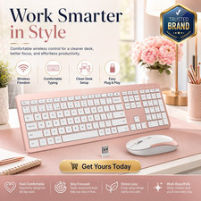 Seenda WGJP-031B Wireless Keyboard and Mouse Combo - Space Gray picture