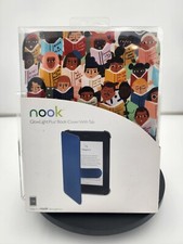 Nook Glowlight Plus Book Flip Cover with Tab 7.8” Book Club Design Magnetic Flap picture