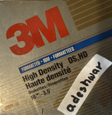 3M Floppy Disks 1.44 MB *** TESTED FOR QUALITY IN 2025 *** VINTAGE OLD STOCK picture
