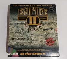 Empire II The Art of War Strategy Game PC CD ROM for MS DOS - Retail Box 1995 picture