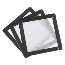 3PCS PC Dust Filter 100x100mm Magnetic Frame Computer Cooler Mesh White picture