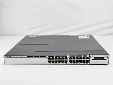 Cisco Catalyst 3750 X 24 Port PoE Switch WS-C3750X-24P-S Missing Power Supply picture