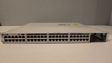 Cisco Catalyst C9300-48T-A 48T-1A 48-Port Gigabit L3 Switch Chassis 3x Fans Ears picture