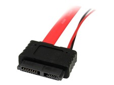 StarTechcom 12in Slimline SATA to 0.3m Digital/Data Adapter Cable SLSATAF12 picture