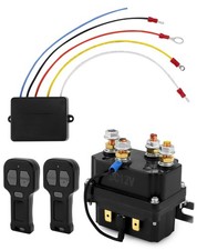 QWORK Wireless Winch Remote Kit 12V 250A for Truck ATV SUV 63070 62135 74900 picture