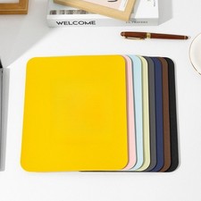 1pcs Faux Leather Mouse Pad for Computers Laptops Office Work Mouse Mat Pad Soft picture