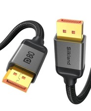 Silkland 80Gbps DisplayPort Cable 2.1 10FT/3M, [16K@60Hz, 8K@240Hz, 4K@540Hz picture