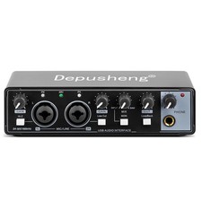 Depusheng MD22 USB Audio Interface Sound Card 2i2 Recording Studio picture