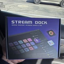 Stream Dock Standalone Keyboard Black Plastic Desktop Console & Hub picture