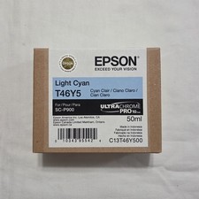 Genuine Epson T46Y5 50ML Light Cyan Ink Cartridge SC-P900 Exp 10/2027 - New picture