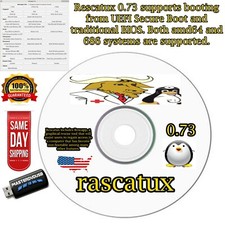 Rescatux Linux Utility Bootable DVD – Your Essential Rescue Tool - Fast Shipping picture