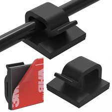 Cable Clips 40pcs Strong Adhesive, Wire Holder Organizer for Car, Office, Home picture