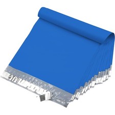 Yens 14.5X19 M7-500pcs POLY MAILERS SHIPPING ENVELOPES PLASTIC BAGS-Blue picture