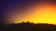 Landscape mountains sunlight blurred nepal Custom Gaming Mat Desk picture
