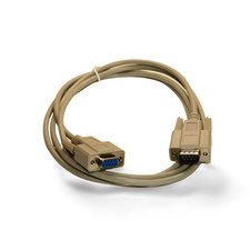6ft DB9 Male to DB9 Female Serial Cable Extension - Beige picture