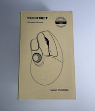 TeckNet TK-MS042 Wireless Optical Ergonomic Mouse 6-Button 4800 DPI Black picture