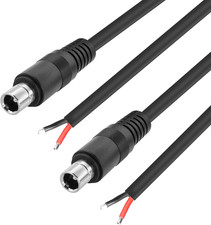 2 PCS DC8020 Connector Pigtail Cable DC 8.0MM x 2.0MM Male Plug to Bare Wire Ope picture
