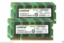 Crucial 20GB 10X 2GB PC2 6400 DDR2 800 Mhz SoDimm Laptop Notebook Memory RAM #N picture