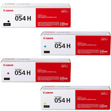 Canon 054H Toner Set CMYK High Yield Compatible Cartridges – New Sealed Box picture