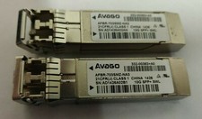 2x Avago AFBR-703SMZ-NA3 NetApp 332-00363+A0 10GB SFP+ SW Fiber SFP Transceivers picture
