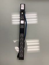 Middle Atlantic PD-815SC-NS 8-Outlet 1U Rackmount Power Strip 120V 15A Black picture