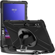 SAHARA Samsung Galaxy Tab S10+/S9+/S9 FE+/S8+ DEFENSE X Case Black TB00334 picture