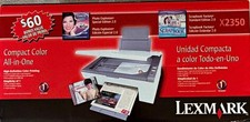 Lexmark X2350 Color All-in-One Printer Scanner Copier NEW OLD STOCK Vintage NOS picture