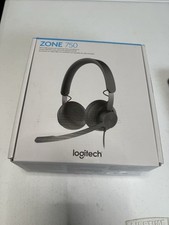 Logitech Zone 750 WIRED Noise Canceling Over-Ear  ONLY THE RIGHT SIDE WORKS picture