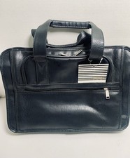 Bond Street TOO Black Briefcase Laptop Bag w Shoulder Strap Multiple Pockets picture