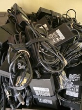 Lot of 10 Dell 19.5V 6.7A 130W DELL WIDE LARGE TIP 7.4MM WITH POWER CORD picture