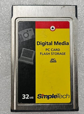 Vintage Simple Technology 32MB FLASHDISK PC Card for HP 200LX 100LX Palmtop picture
