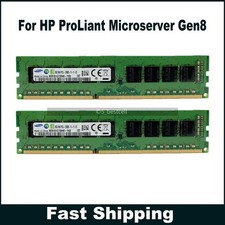 For HP ProLiant Microserver Gen8 G1610T 16GB 2x8GB DDR3L ECC UDIMM Memory RAM picture