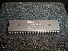 Zilog Z80 Z-80 CPU chip Z0840006PSC.  New older stock IC. picture